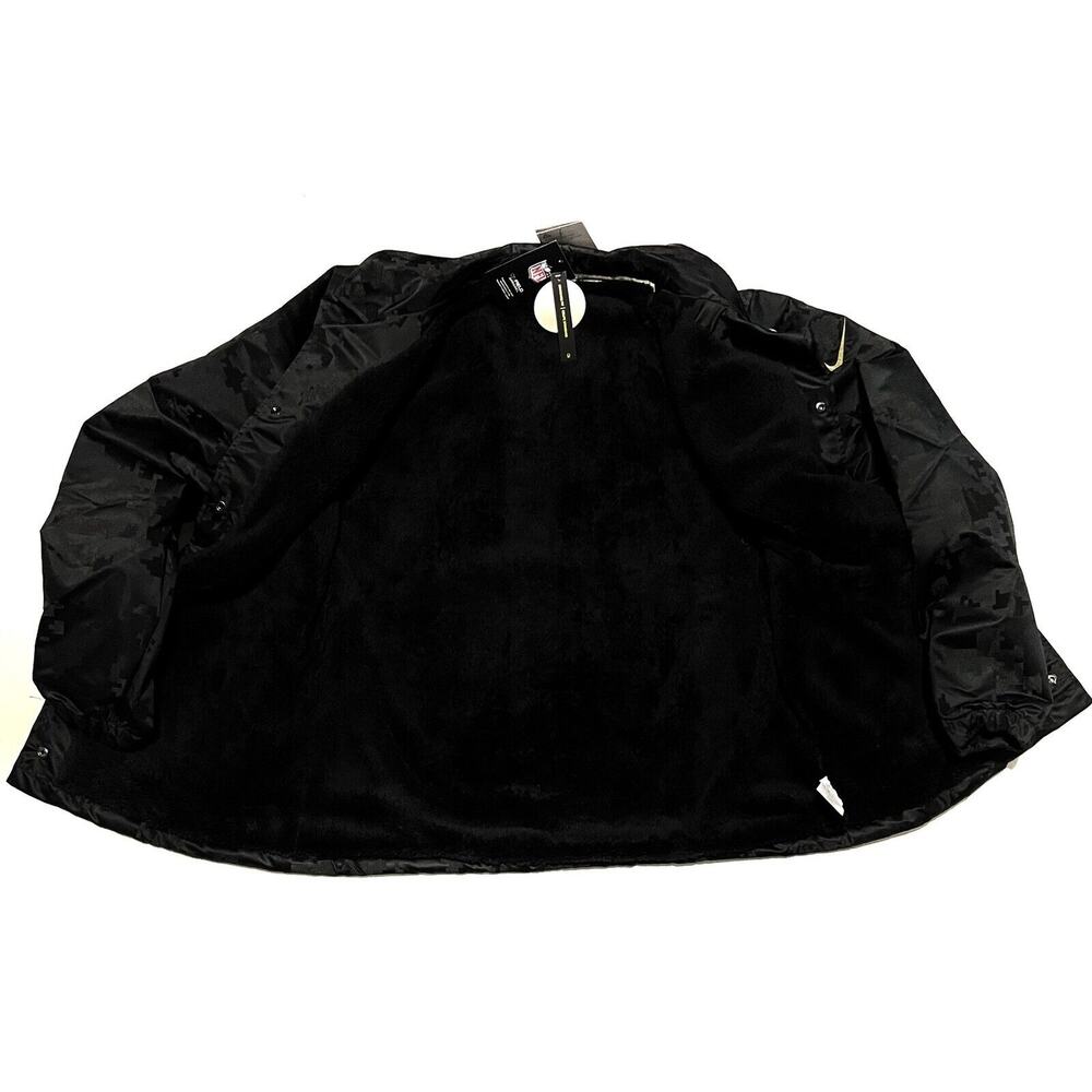 Nike Carolina Panthers XL Salute To Service Jacket NKDR-00A Sherpa-lined - Picture 12 of 16